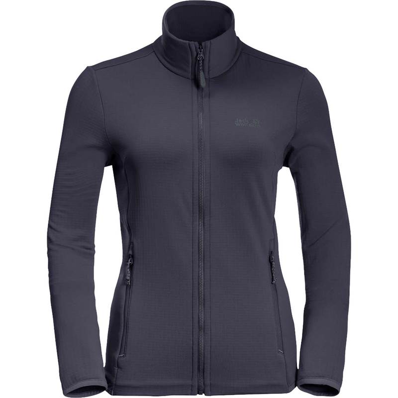 Jack Wolfskin Womens Peak Grid Fleece Jacket-1